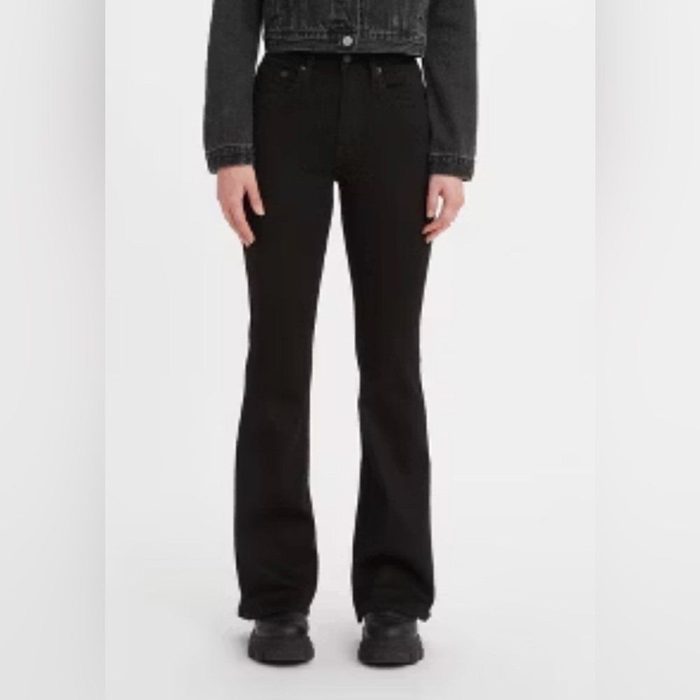 Levi Flare Black Jeans size 27